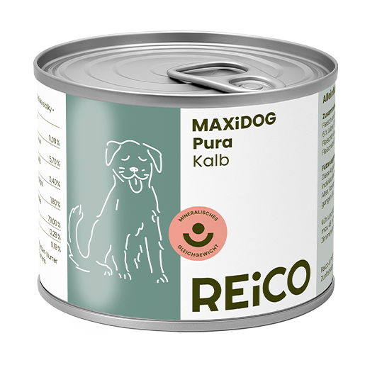 Packung REiCO MAXiDOG Pura Kalb