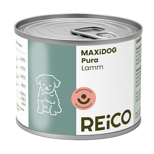 Packung REiCO MAXiDOG Pura Lamm